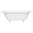 Salini Ornella Axis 103513G На ножках Белая глянцевый 170х75 с д/к Ванна из литьевого мрамора 170,5x75,5x49 см, Италия - фото 1