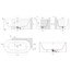 Salini Perla CL 1049203M Белый матовый 180х90 R с д/к Ванна из литьевого мрамора 180x90x60,5 см, Италия - фото 5