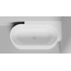 Salini Perla CL 1049203M Белый матовый 180х90 R с д/к Ванна из литьевого мрамора 180x90x60,5 см, Италия - фото 1