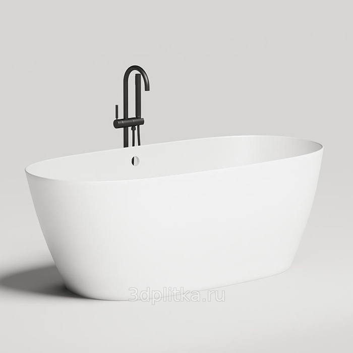 Salini Sofia Light 103711G Белая глянцевая 165х75 ванна из литьевого ...