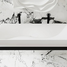 Salini Sonata 1401201M Белый матовый 120 Раковина 45x119,5x18 см, Италия - фото 1 - фото 3