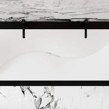 Salini Sonata 1401201M Белый матовый 120 Раковина 45x119,5x18 см, Италия - фото 1 - фото 4