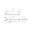 Sancos Base SC9028BN Для полотенец Никель брашированный Полка 22x65x12,1 см, Италия - фото 2 Sancos Base SC9028BN Для полотенец Никель брашированный Полка 22x65x12,1 см, Италия - фото 2