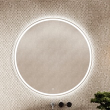 Sancos Bella BE900 LED 90 Зеркало 2,5x90x90 см, Италия - фото 1 - фото 4