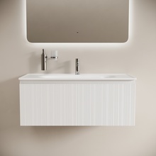 Sancos Code CD100W Белый матовый 100 Тумба для раковины 45,3x99x40 см, Италия - фото 1 - фото 2