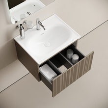 Sancos Code CD60GB Серо-бежевый 60 Тумба для раковины 45,3x59x40 см, Италия - фото 1 - фото 3