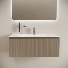 Sancos Code CD100GB Серо-бежевый 100 Тумба для раковины 45,3x99x40 см, Италия - фото 1 - фото 2