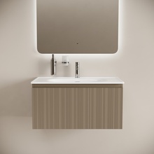 Sancos Code CD80GB Серо-бежевый 80 Тумба для раковины 45,3x78,5x40 см, Италия - фото 1 - фото 2