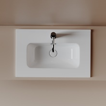 Sancos Compact CN7025 Белый 60 Раковина 39,5x61x17 см, Италия - фото 1 - фото 3