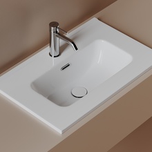 Sancos Compact CN7025 Белый 60 Раковина 39,5x61x17 см, Италия - фото 1 - фото 2