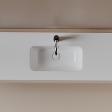 CeramicaNova Compact CN7027 Белый 100 Раковина 39,5x101x17 см, Италия - фото 1 - фото 3