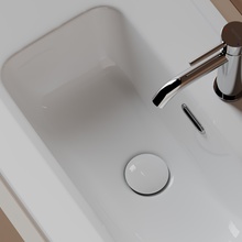 CeramicaNova Compact CN7027 Белый 100 Раковина 39,5x101x17 см, Италия - фото 1 - фото 4