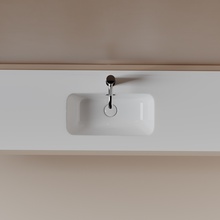 CeramicaNova Compact CN7028 Белый 120 Раковина 39,5x121x17 см, Италия - фото 1 - фото 3