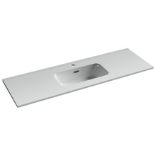 CeramicaNova Compact CN7028 Белый 120 Раковина 39,5x121x17 см, Италия - фото 1 - фото 1