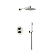 Sancos Etna SC9010BN Встраиваемый с термостатом Никель брашированный Душевой комплект Италия - фото 1 - фото 1