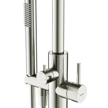 Sancos Etna SC9009BN Напольный для ванны Никель брашированный Смеситель для ванны, Италия - фото 1 - фото 2