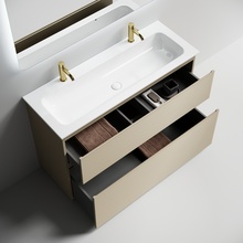 Sancos Folk Floor FL120FCP Капучино матовый 120 Тумба для раковины 44,5x119x85 см, Италия - фото 1 - фото 3