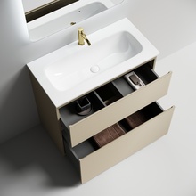 Sancos Folk Floor FL90FCP Капучино матовый 90 Тумба для раковины 44,5x89x85 см, Италия - фото 1 - фото 3