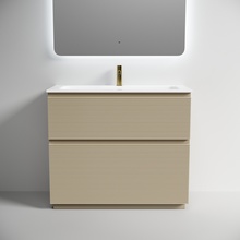 Sancos Folk Floor FL100FCP Капучино 100 Тумба для раковины 44,5x99,5x85 см, Италия - фото 1 - фото 2