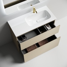 Sancos Folk Floor FL100FRCP Капучино 100 R Тумба для раковины 44,5x99,5x85 см, Италия - фото 1 - фото 3