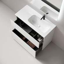 Sancos Folk Floor FL100FRW Bianco 100 R Тумба для раковины 44,5x99,5x85 см, Италия - фото 1 - фото 3