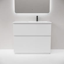 Sancos Folk Floor FL100FRW Bianco 100 R Тумба для раковины 44,5x99,5x85 см, Италия - фото 1 - фото 2