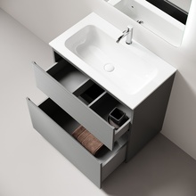 Sancos Folk Floor FL80FES Ergraut soft 80 Тумба для раковины 44,5x79x85 см, Италия - фото 1 - фото 3