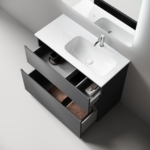 Sancos Folk Floor FL100FRGS Grey soft 100 R Тумба для раковины 44,5x99,5x85 см, Италия - фото 1 - фото 3