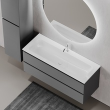 Sancos Folk FL120GS Grey soft 120 Тумба для раковины 44,5x119,5x50 см, Италия - фото 1 - 3 Sancos Folk FL120GS Grey soft 120 Тумба для раковины 44,5x119,5x50 см, Италия - фото 1 - фото 3