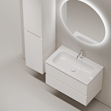 Sancos Folk FL80W Bianco 80 Тумба для раковины 44,5x79x50 см, Италия - фото 1 - 3 Sancos Folk FL80W Bianco 80 Тумба для раковины 44,5x79x50 см, Италия - фото 1 - фото 3