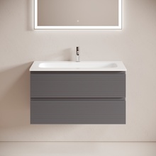 Sancos Folk FL90GS Grey soft 90 Тумба для раковины 44,5x89x50 см, Италия - фото 1 - 2 Sancos Folk FL90GS Grey soft 90 Тумба для раковины 44,5x89x50 см, Италия - фото 1 - фото 2