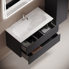 Sancos Folk FL90GS Grey soft 90 Тумба для раковины 44,5x89x50 см, Италия - фото 1 - 3 Sancos Folk FL90GS Grey soft 90 Тумба для раковины 44,5x89x50 см, Италия - фото 1 - фото 3