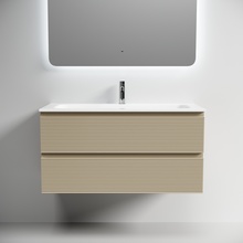 Sancos Folk FL100CP Капучино матовый 100 Тумба для раковины 44,5x99,5x50 см, Италия - фото 1 - 2 Sancos Folk FL100CP Капучино матовый 100 Тумба для раковины 44,5x99,5x50 см, Италия - фото 1 - фото 2