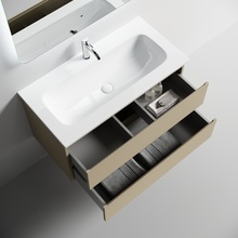 Sancos Folk FL90CP Капучино матовый 90 Тумба для раковины 44,5x89x50 см, Италия - фото 1 - фото 3