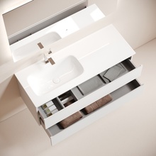 Sancos Folk FL120LW Bianco 120 L Тумба для раковины 44,5x119,5x50 см, Италия - фото 1 - фото 3