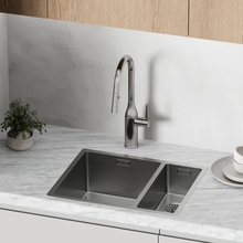 Sancos Grand SC4002BNG Для кухни Нержавеющая сталь Смеситель для кухонной мойки, Италия - фото 1 - 3 Sancos Grand SC4002BNG Для кухни Нержавеющая сталь Смеситель для кухонной мойки, Италия - фото 1 - фото 3