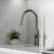 Sancos Grand SC4002GG Для кухни Воронёная сталь Смеситель для кухонной мойки, Италия - фото 1 - фото 4