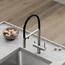 Sancos Imola SC4010BNbh Для кухни Никель брашированный / Чёрный матовый Смеситель для кухонной мойки, Италия - фото 2
