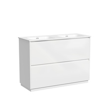 Sancos Libra Floor LB120F-2W Белый глянец 120 Тумба для раковины 45x119x84 см, Италия - фото 1 - фото 1