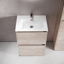 Sancos Libra Floor LB60FEG Дуб Галифакс натуральный 60 Тумба для раковины 45x59x84 см, Италия - фото 1 - фото 4