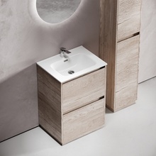 Sancos Libra Floor LB60FEG Дуб Галифакс натуральный 60 Тумба для раковины 45x59x84 см, Италия - фото 1 - фото 3