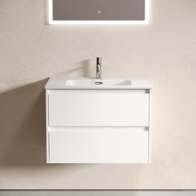 Sancos Libra LB70W Белый глянец 70 Тумба для раковины 45x69x50 см, Италия - фото 1 - фото 2