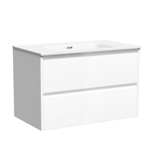 Sancos Libra LB80W Белый глянец 80 Тумба для раковины 45x79x50 см, Италия - фото 1 - фото 1