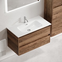 Sancos Libra LB90ECH Дуб чарльстон 90 Тумба для раковины 45x89x50 см, Италия - фото 1 - фото 3