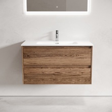 Sancos Libra LB90ECH Дуб чарльстон 90 Тумба для раковины 45x89x50 см, Италия - фото 1 - фото 2