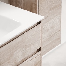 Sancos Libra LB120-2EG Дуб галифакс натуральный 120 Тумба для раковины 45x119x52 см, Италия - фото 1 - фото 4