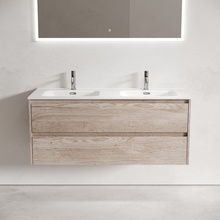 Sancos Libra LB120-2EG Дуб галифакс натуральный 120 Тумба для раковины 45x119x52 см, Италия - фото 1 - фото 2