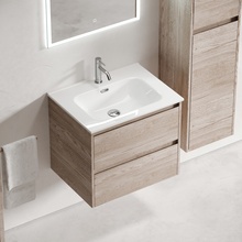 Sancos Libra LB60EG Дуб галифакс натуральный 60 Тумба для раковины 45x59x52 см, Италия - фото 1 - фото 3