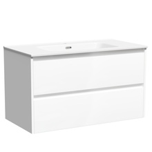 Sancos Libra LB90W Белый глянец 90 Тумба для раковины 45x89x52 см, Италия - фото 1 - фото 1