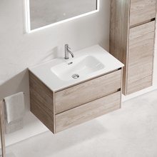 Sancos Libra LB80EG Дуб Галифакс натуральный 80 Тумба для раковины 45x79x50 см, Италия - фото 1 - фото 3